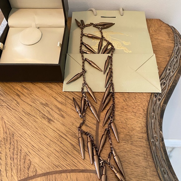 Burberry Bronze Spike Necklace - Picture 8 of 8